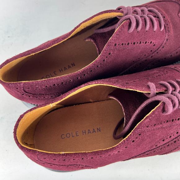 Cole Haan Original Grand Wingtip Oxfords Men's 11.5 Port Royale Dress Shoes - Picture 9 of 10